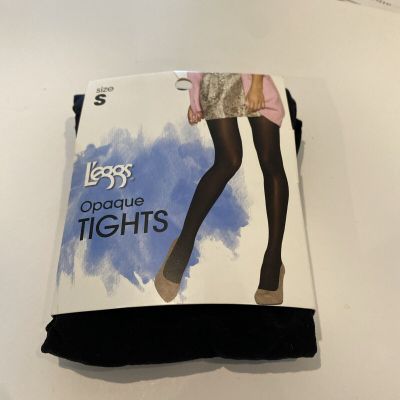 L'eggs Black Shaping Tights Size Small New